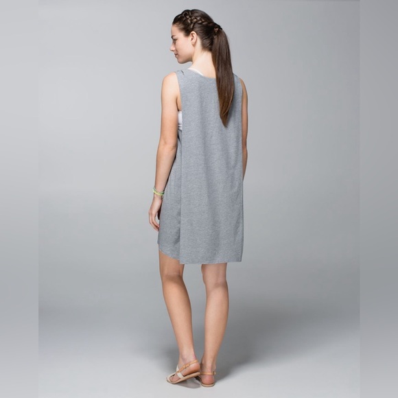 Lululemon Salutation To Savasana Dress in Grey, size 4/6 - Picture 14 of 14